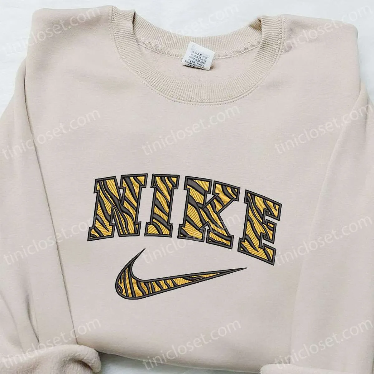 Pattern Tigger x Nike Embroidered Sweatshirt, Nike Inspired Embroidered Hoodie, Best Birthday Gift Ideas