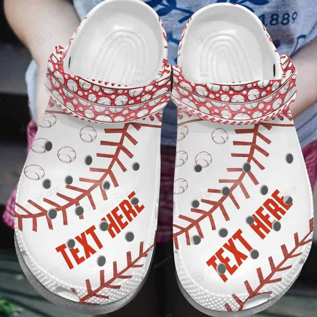 Personalized Funny Baseball Crocs Classic Clogs