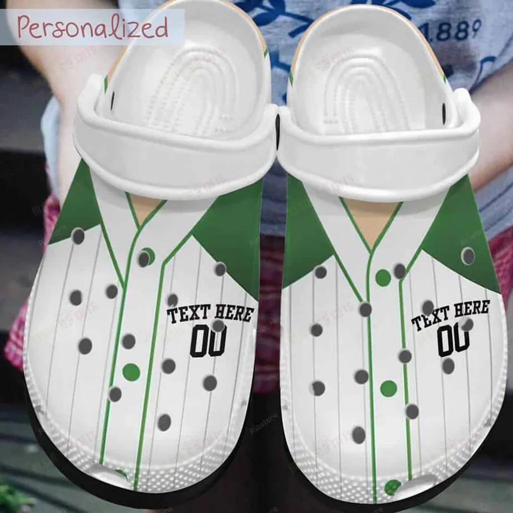 Personalized Funny Shirt Baseball Crocs Classic Clogs