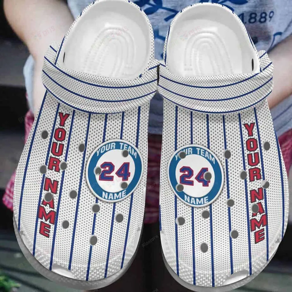 Personalized Funny Uniform Baseball Crocs Classic Clogs