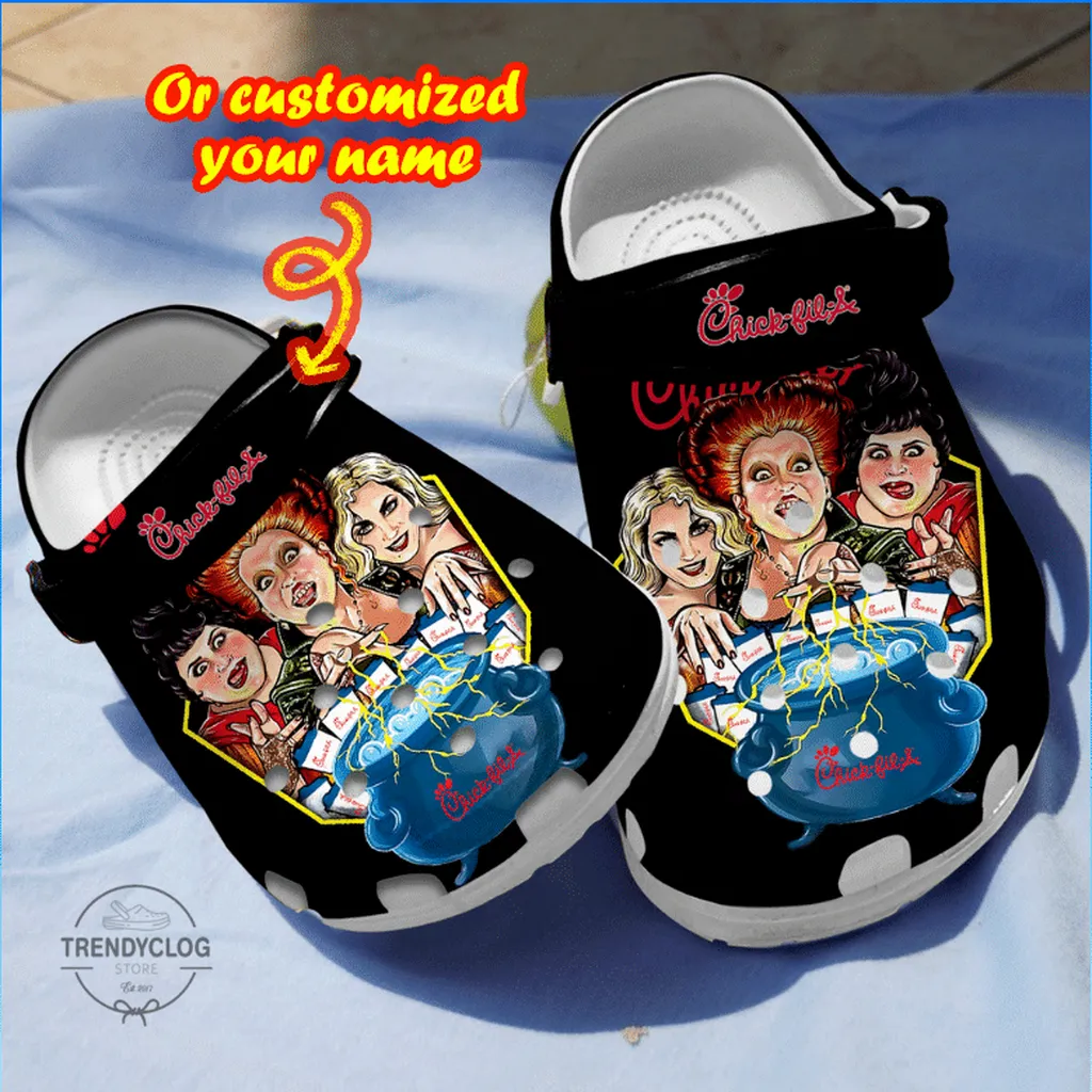 Personalized Girls chick Fil Clog Shoe