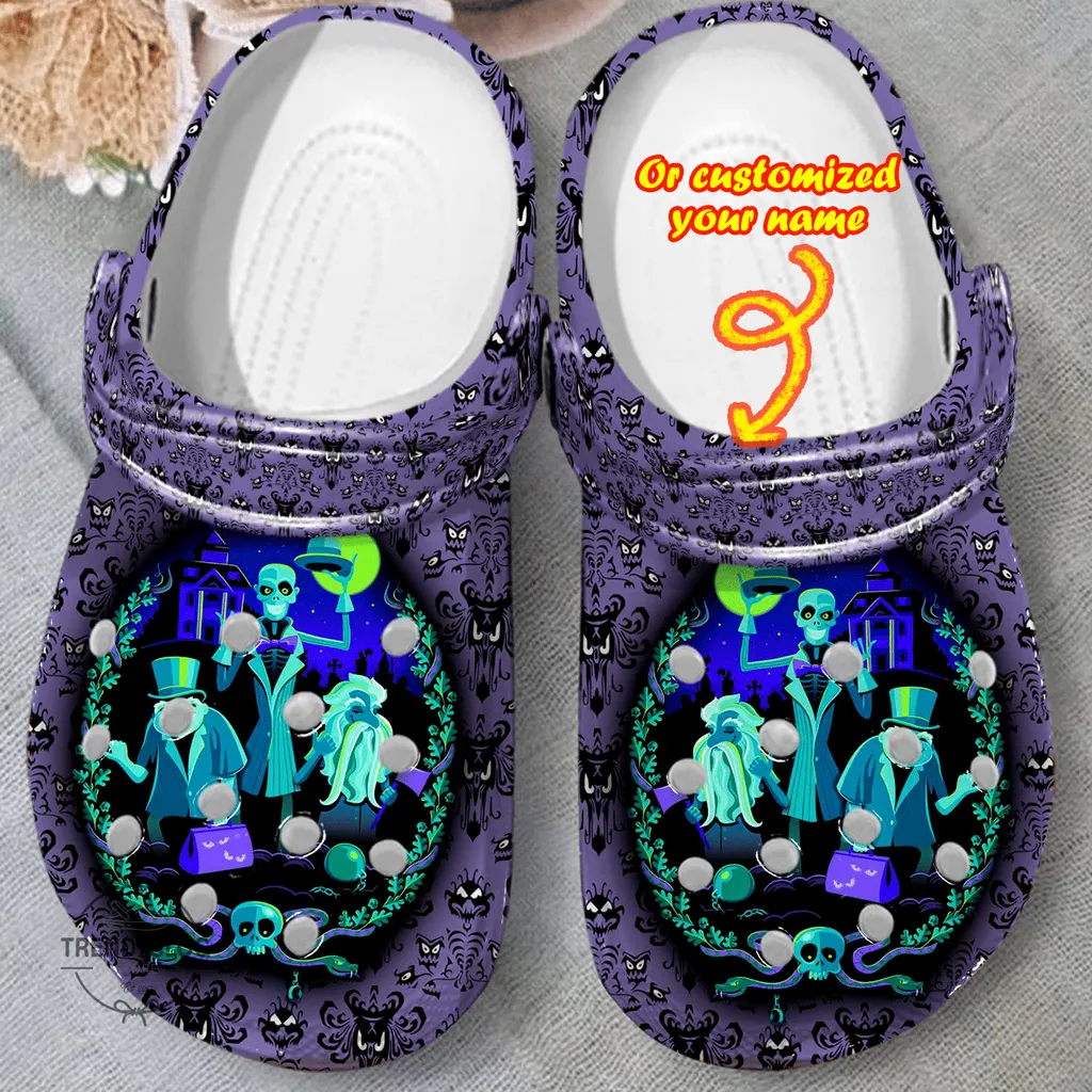 Personalized Halloween Horror Ghost Clog