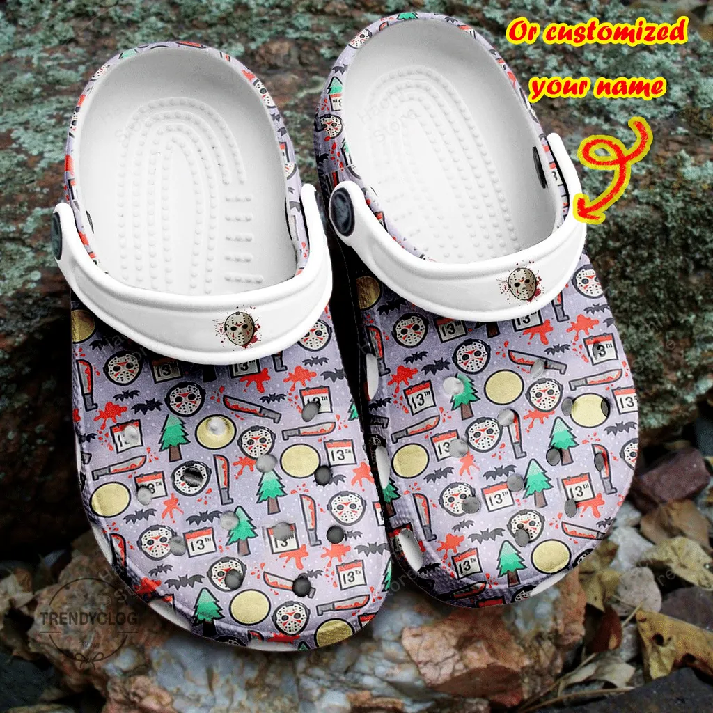 Personalized Halloween Pattern Clog