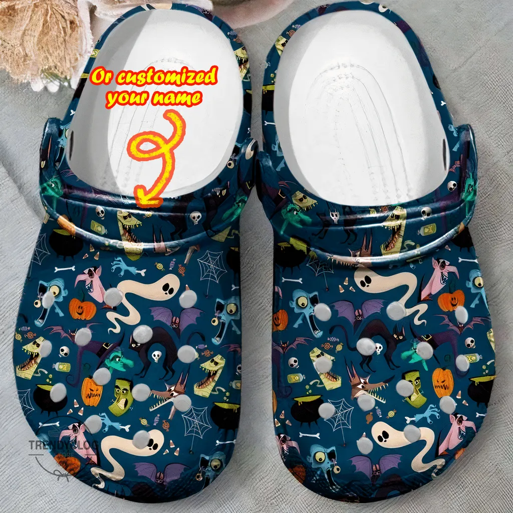 Personalized Halloween Pattern Theme Clog