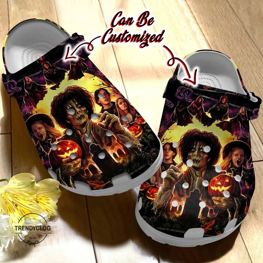 Personalized Hocus Pocus Halloween Horror Clog