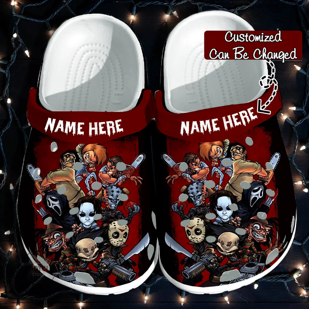 Personalized Horror Movies Crocs Clog