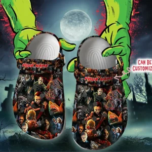 Personalized Horror Movies Halloween Classic Crocs Clog