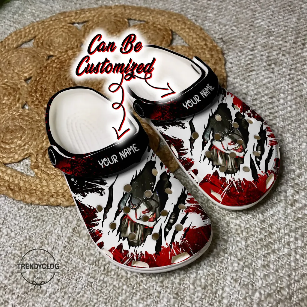 Personalized IT Pennywise Halloween Characters Clog