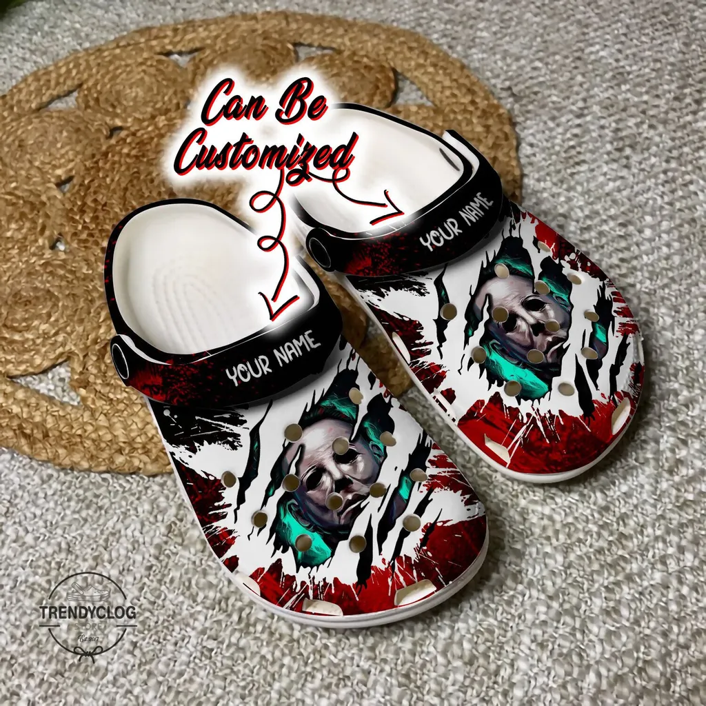 Personalized Michael Myers Halloween Characters Clog