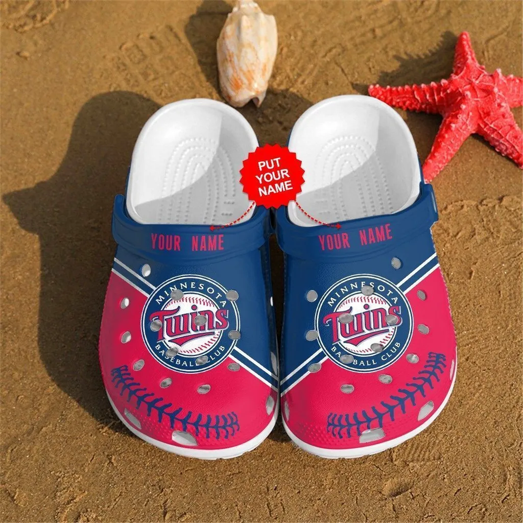 Personalized Minnesota Twins Mlb Gift For Fan Crocs Clog