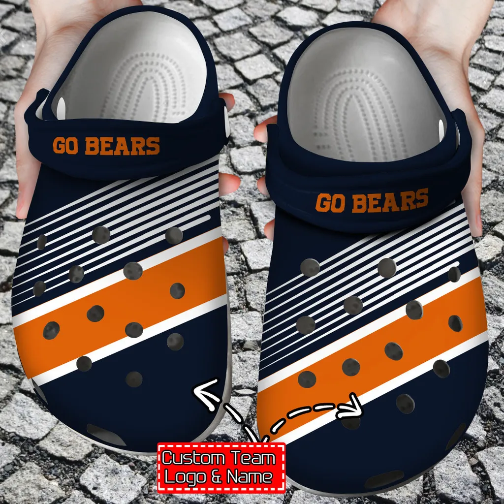 Personalized Name Logo Football Team Theme Song Crocs Clog