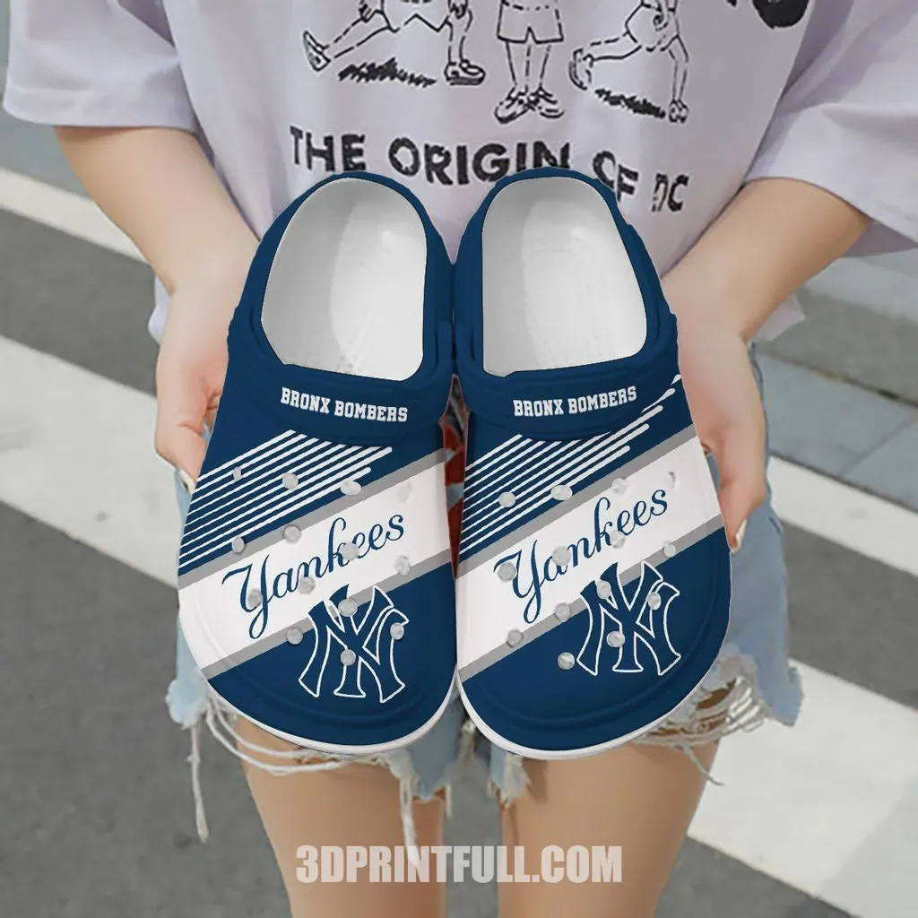 Personalized New York Yankees Mlb Gift For Lover Rubber Crocs Clog