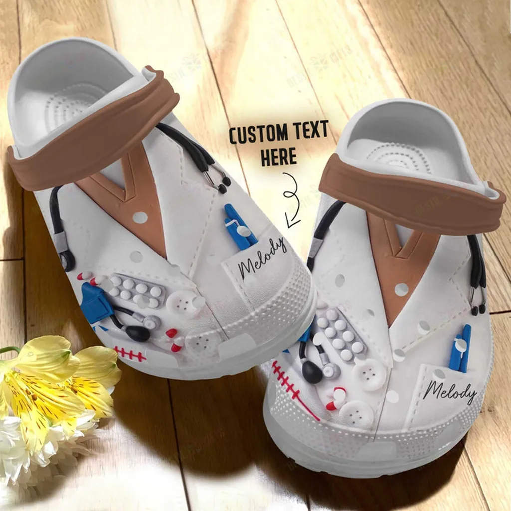 Personalized Nurse And Scrubs Life Crocs Classic Clogs