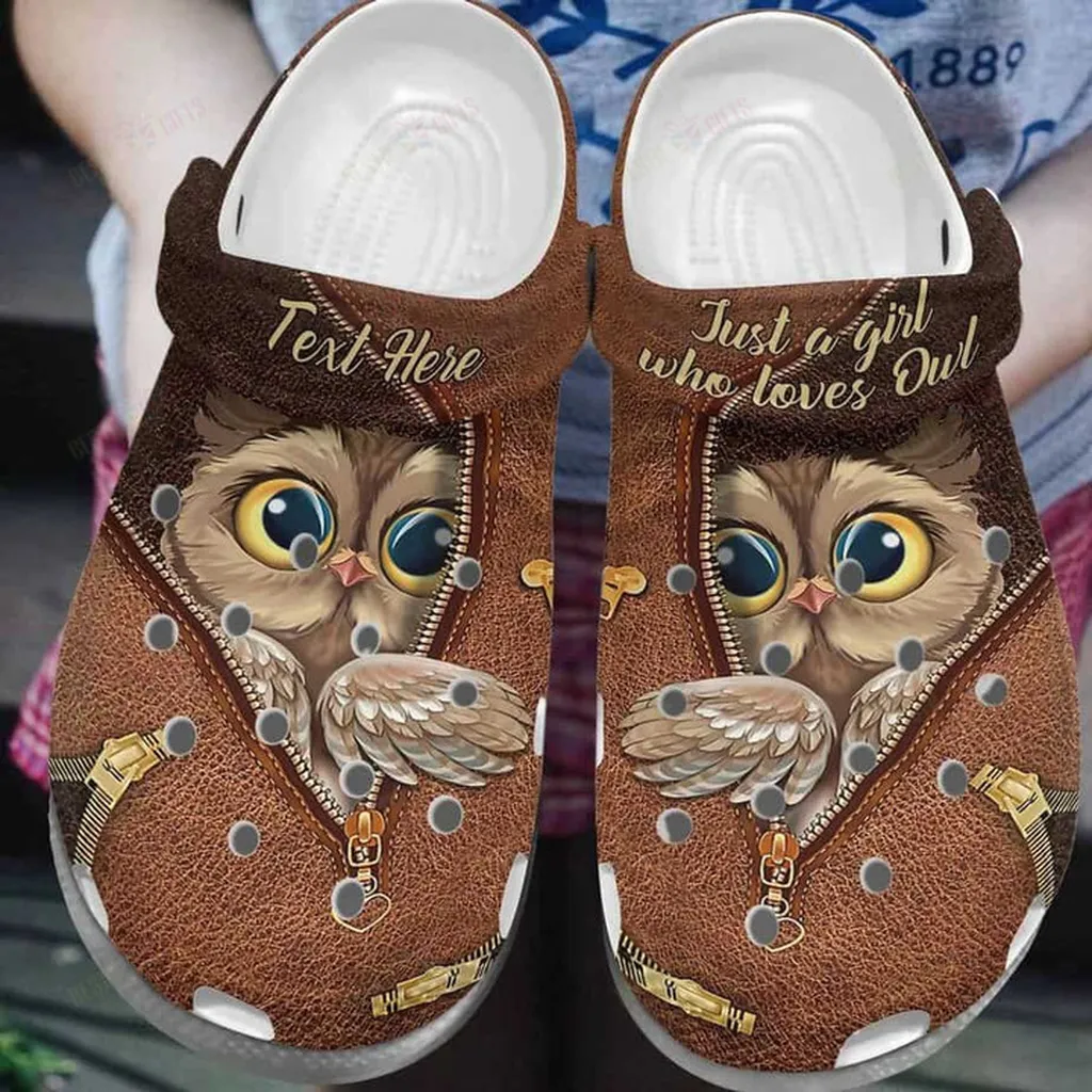 Personalized Owl Crocs Classic Clogs