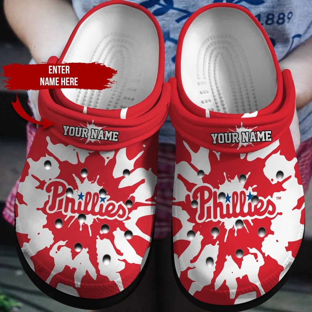 Personalized Phillies Crocbland Clog