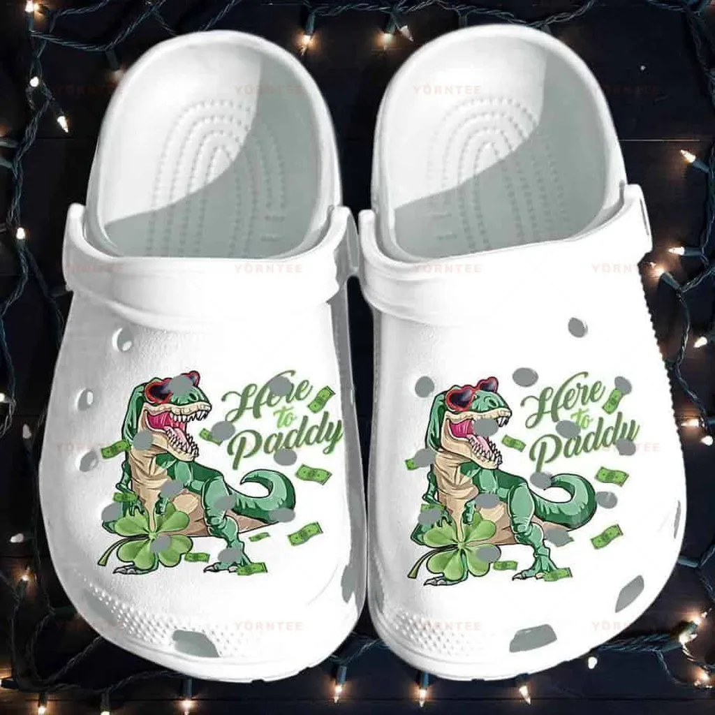 Personalized Player Baseball Equipt Dinosaurs Gift For Lover Rubber Crocs Clog