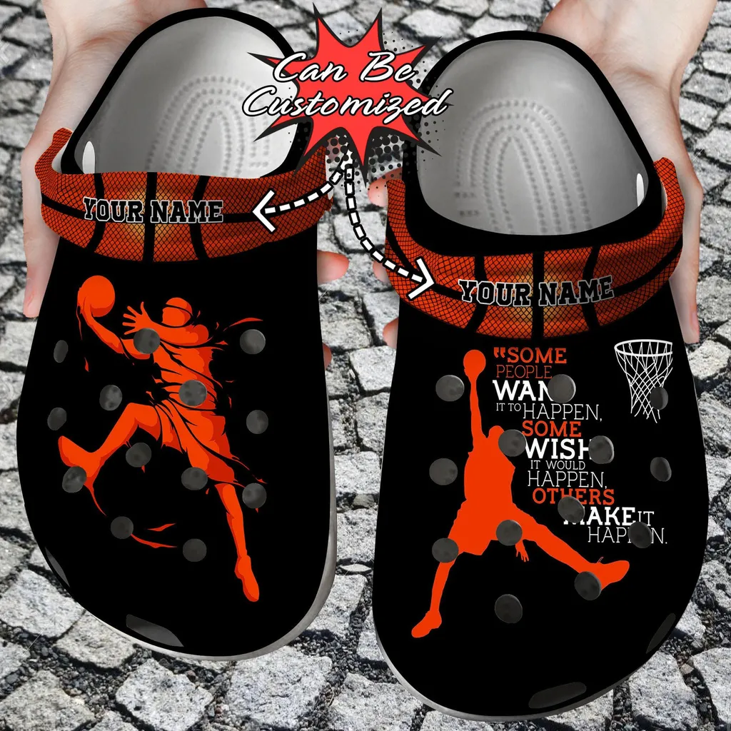 Personalized Playing Basketball Player Crocs Clog