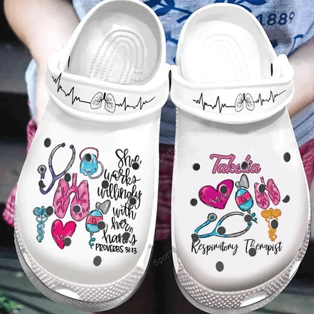 Personalized Respiratory Therapist Clog