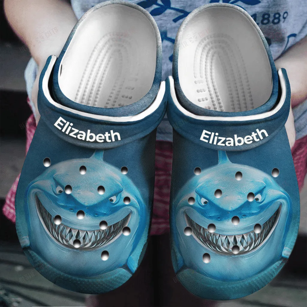 Personalized Shark Head Crocs Classic Clogs