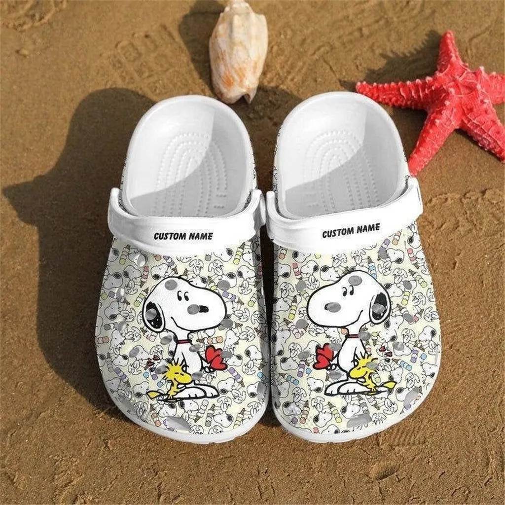 Personalized Snoopy Comfortable For Mens And Womens Classic Water Crocs Clog Personalized Snoopy Comfortable For Mens And Womens Classic Water Crocs Clog