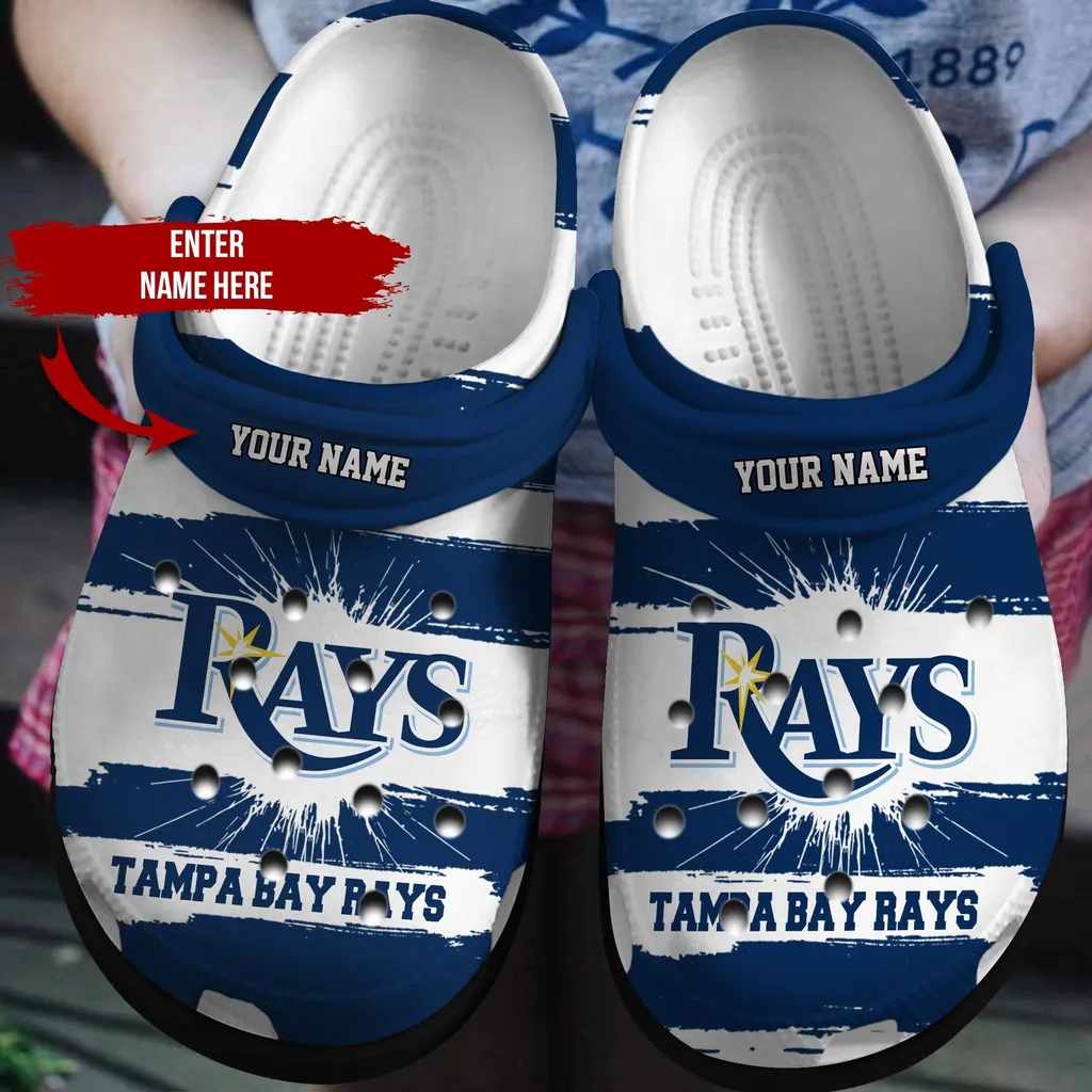 Personalized Tampa Bay Ray Crocbland Clog 13000Tp