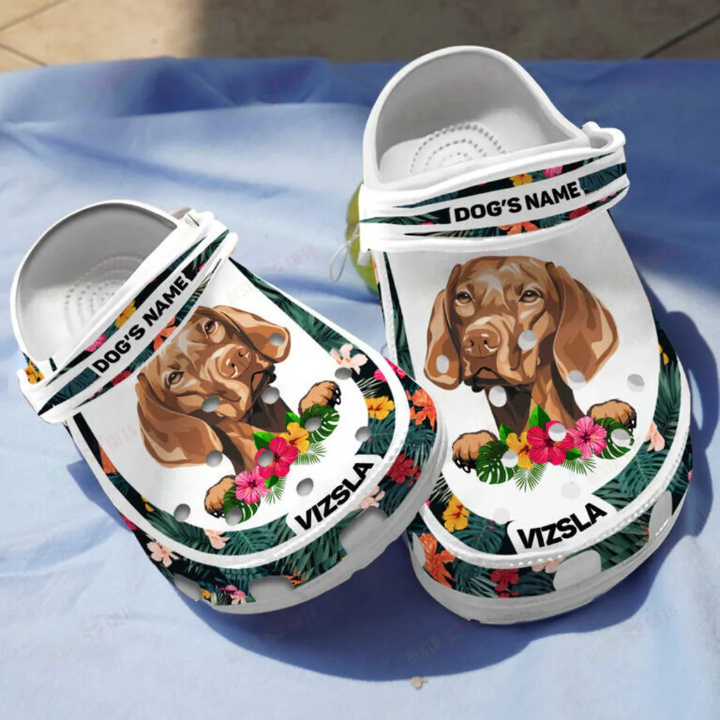 Personalized Vizsla Crocs Classic Clogs