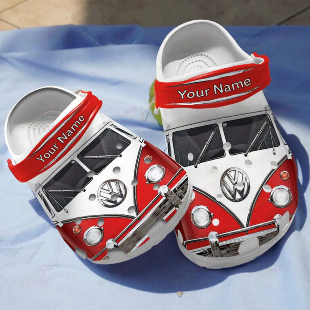 Personalized VW Campervan Crocs Classic Clogs