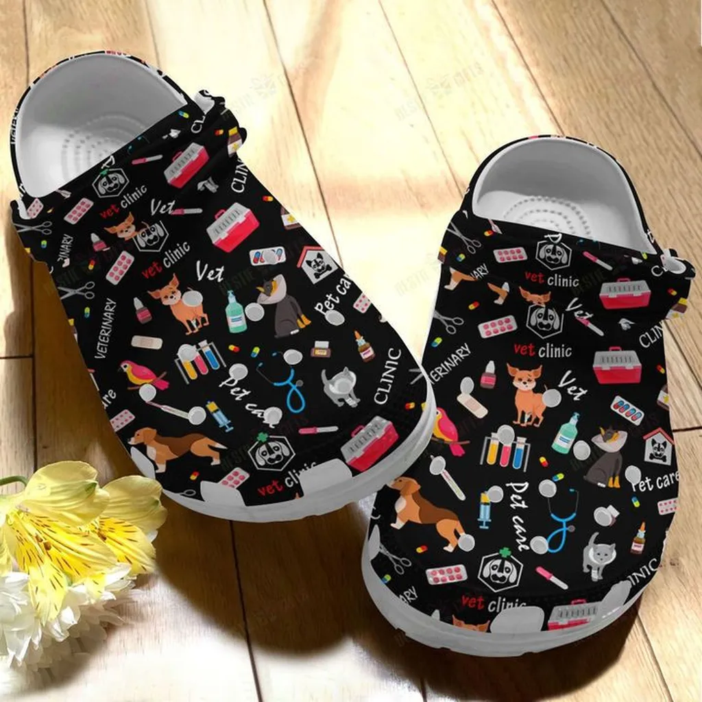 Pet Care Crocs, Personalized Crocs Classic Clogs