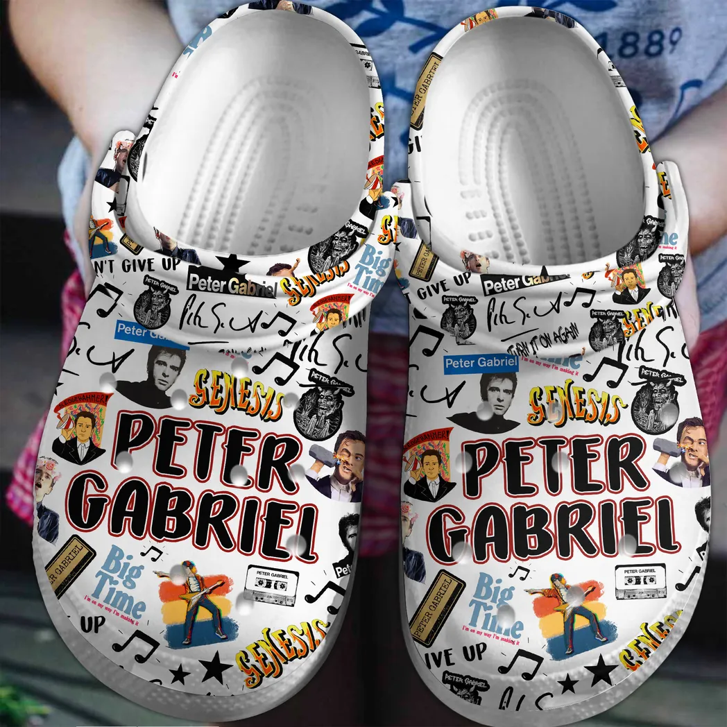 Peter Gabriel Music Crocs Clogs