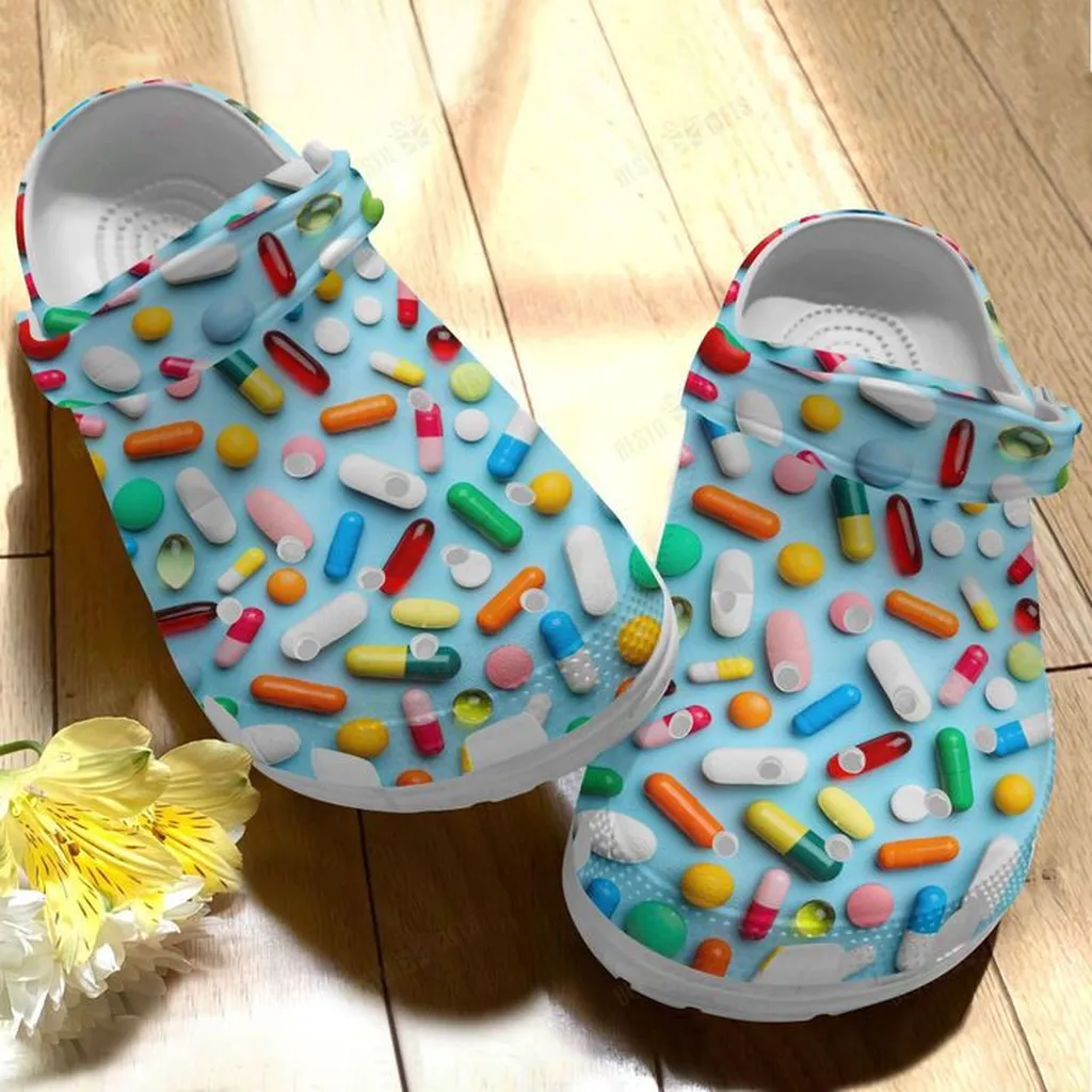 Pharmacist Medicine Pattern Crocs Classic Clogs