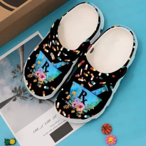 Pharmacy Floral Crocs Classic Clogs