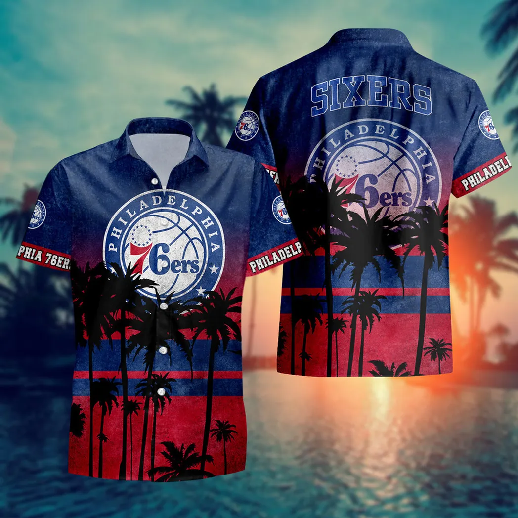 Philadelphia 76ers Aloha Hawaiian Shirt, Style Hot Trending Summer VPHWA2451152514