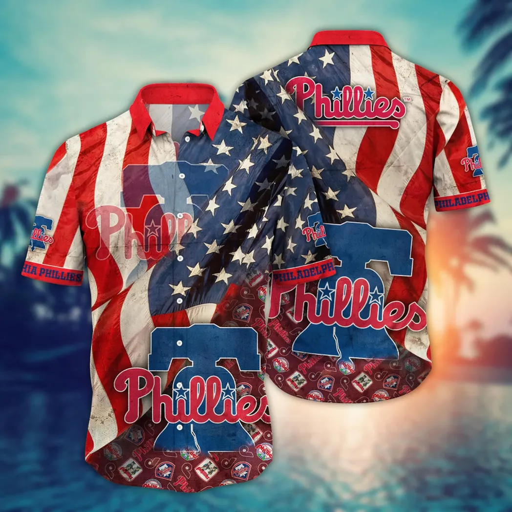 Philadelphia Phillies MLB Flower Aloha Hawaiian Shirt, Summer Football Shirts VPHWA2451152712