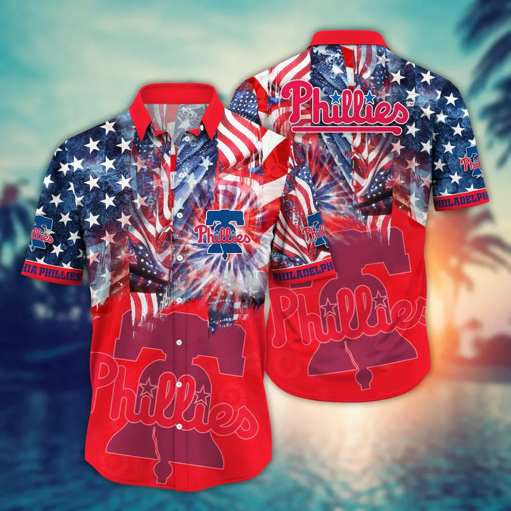 Philadelphia Phillies MLB Flower Aloha Hawaiian Shirt, Summer Football Shirts VPHWA2451152844