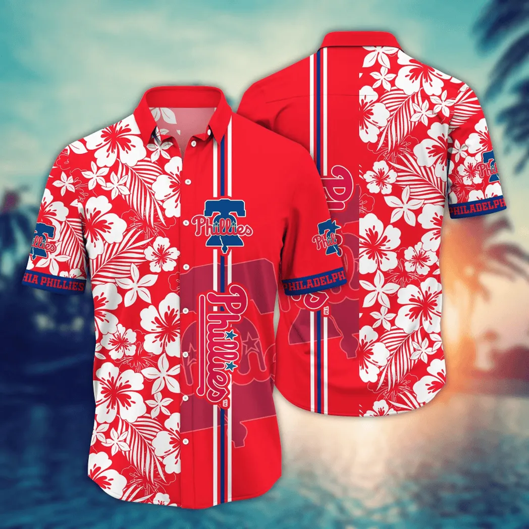 Philadelphia Phillies MLB Flower Aloha Hawaiian Shirt, Summer Football Shirts VPHWA2451154823