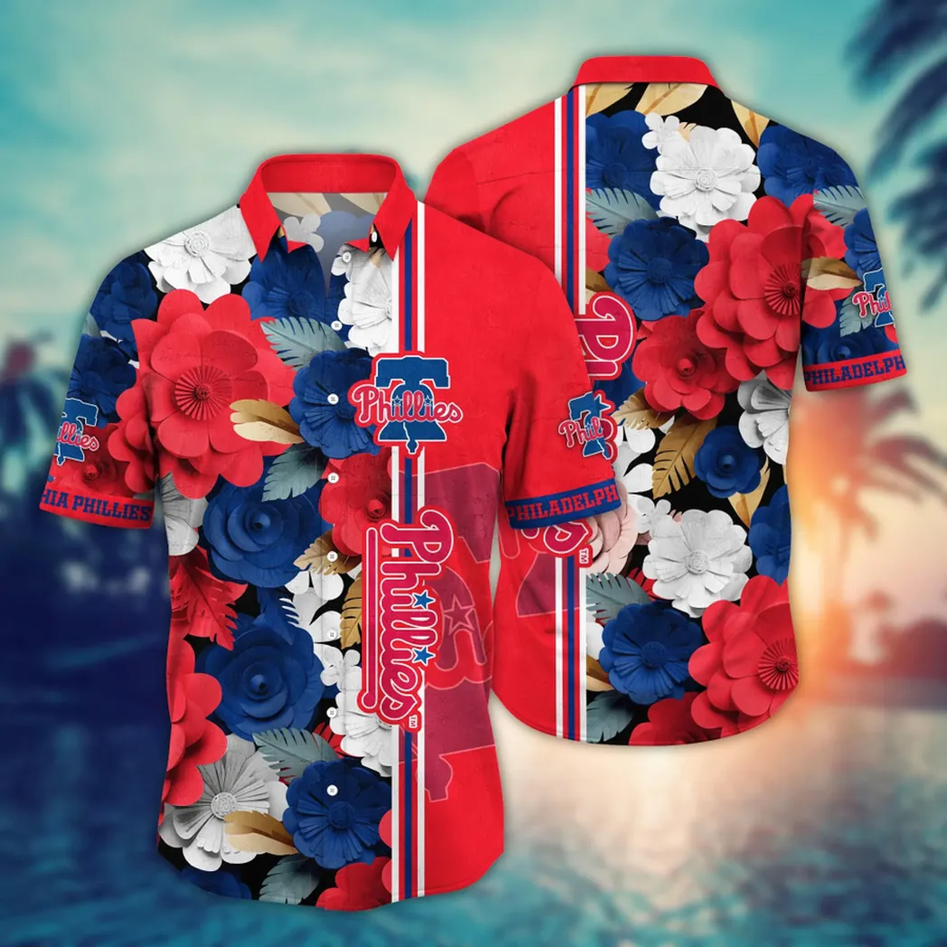 Philadelphia Phillies MLB Flower Aloha Hawaiian Shirt, Summer Football Shirts VPHWA2451154835