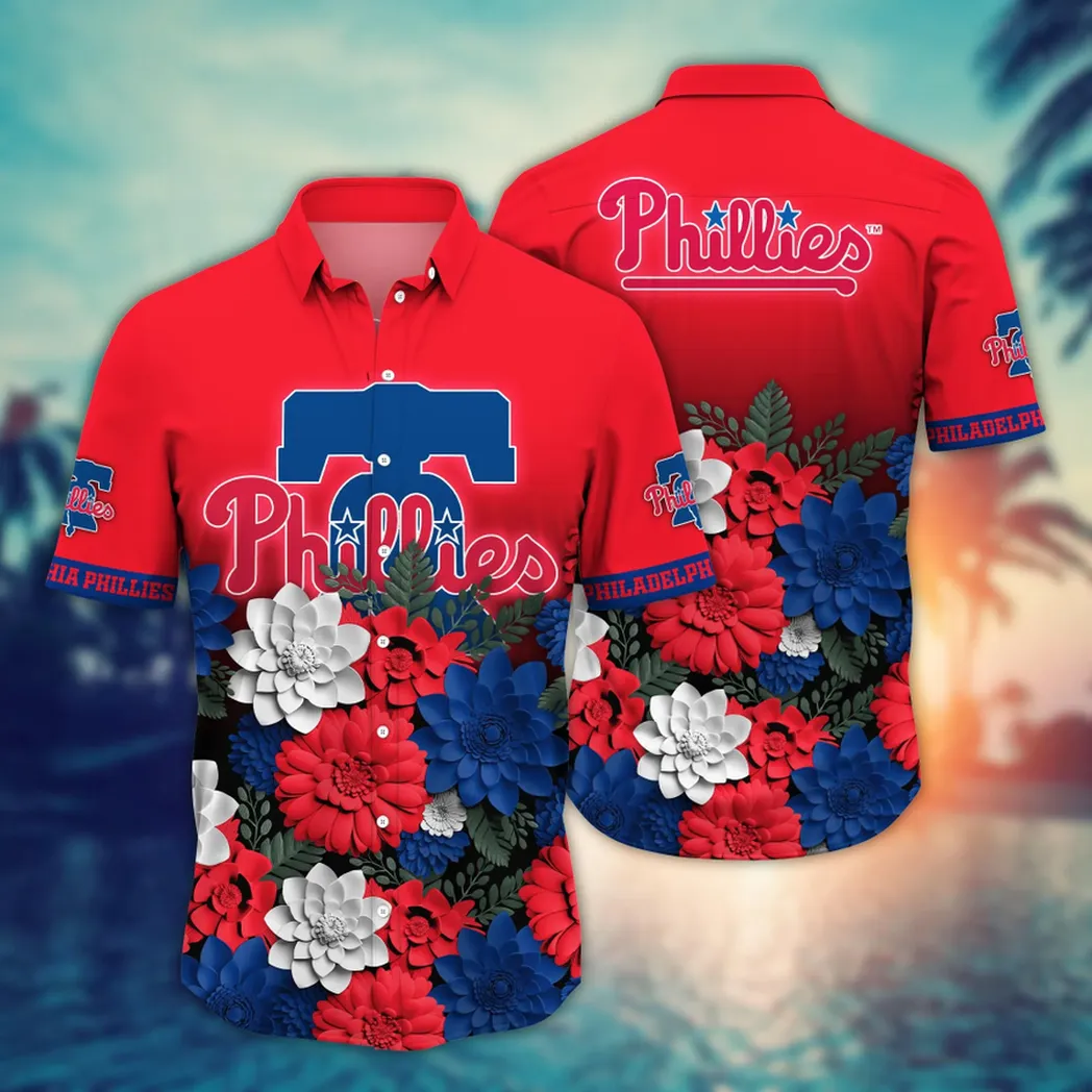 Philadelphia Phillies MLB Flower Aloha Hawaiian Shirt, Summer Football Shirts VPHWA2451154941