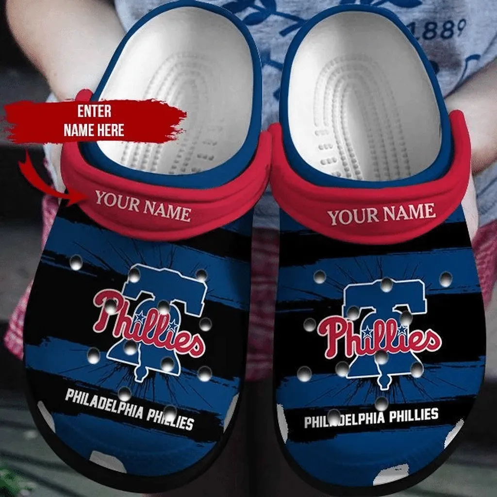 Philadelphia Phillies Personalized Crocs Clog