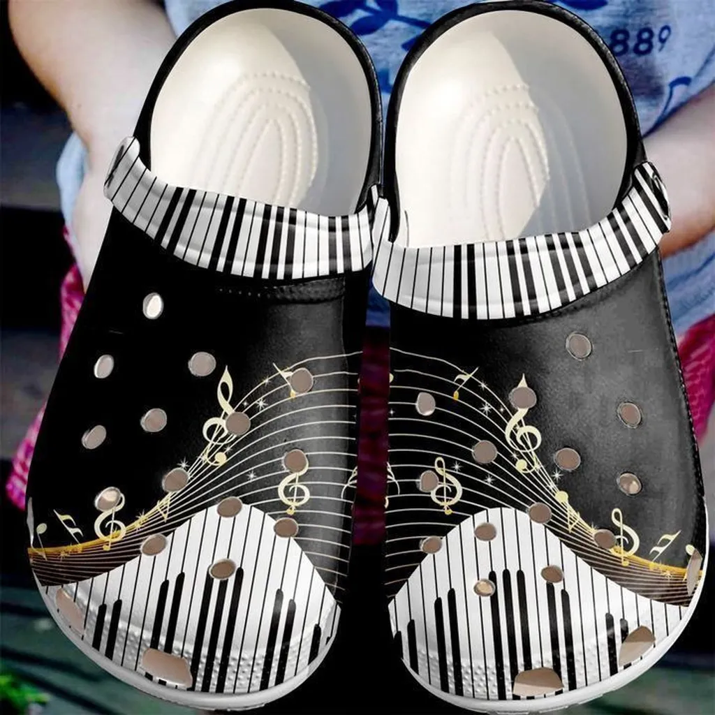 Piano Music Crocs Classic Clogs