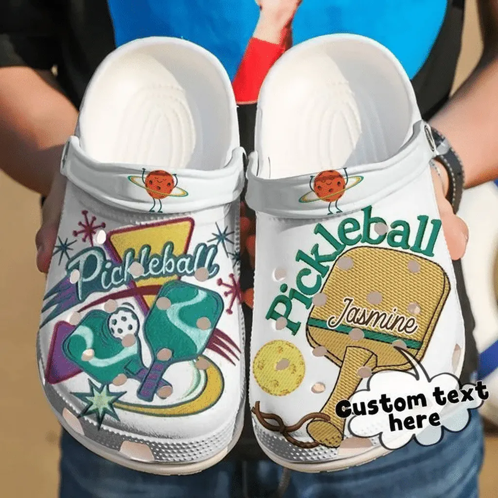 Pickleball Personalized Passion Crocs Classic Clogs