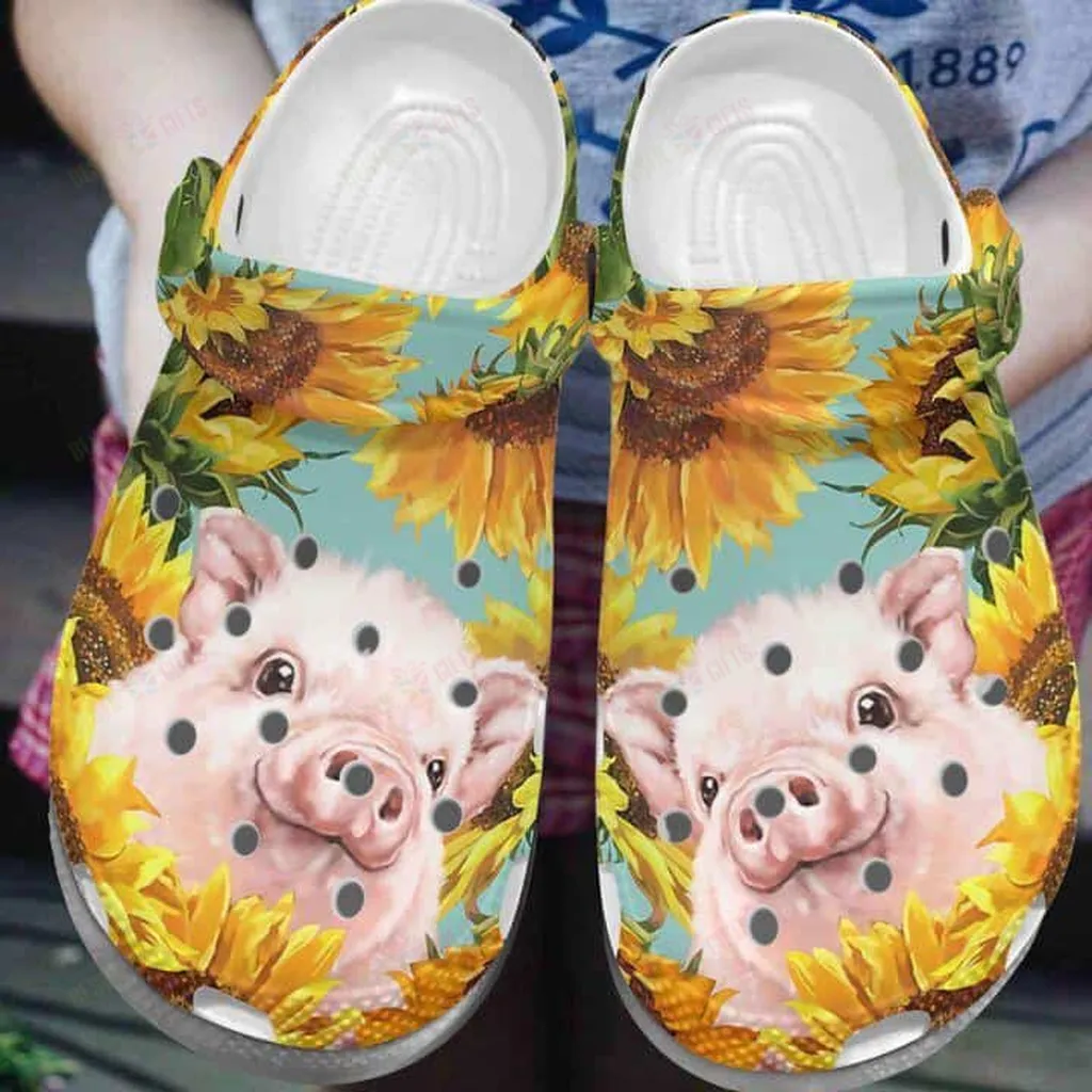 Pig Crocs Classic Clogs