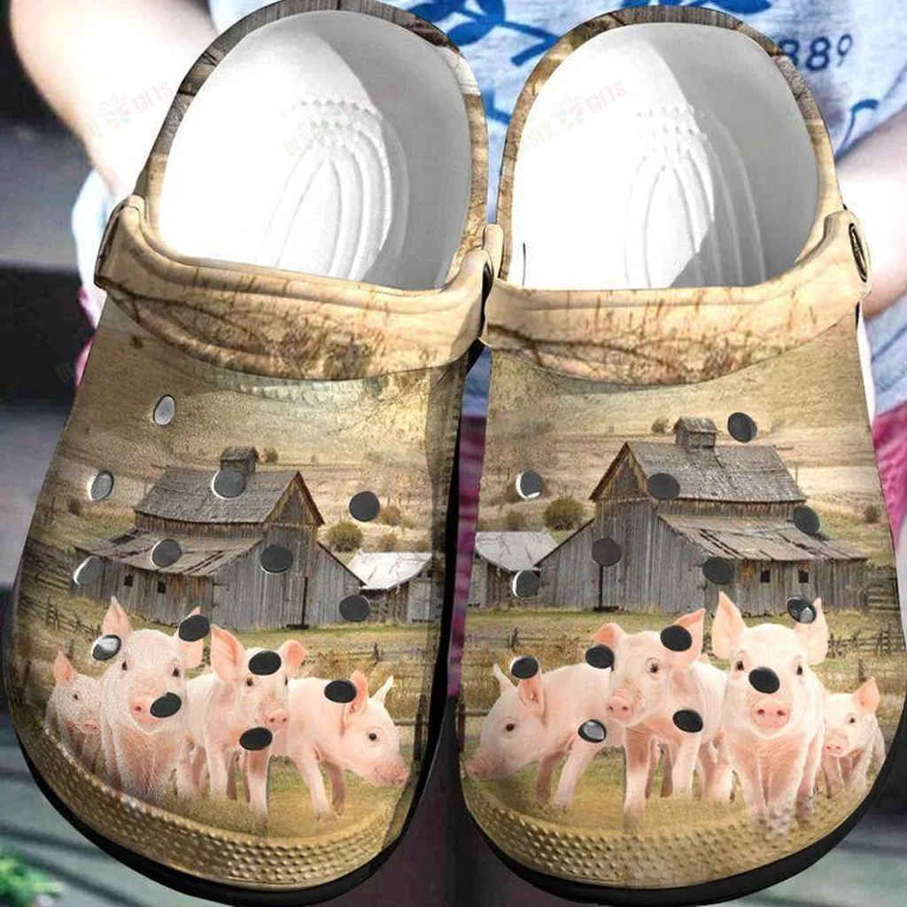 Pig Crocs, Personalized Crocs Classic Clogs