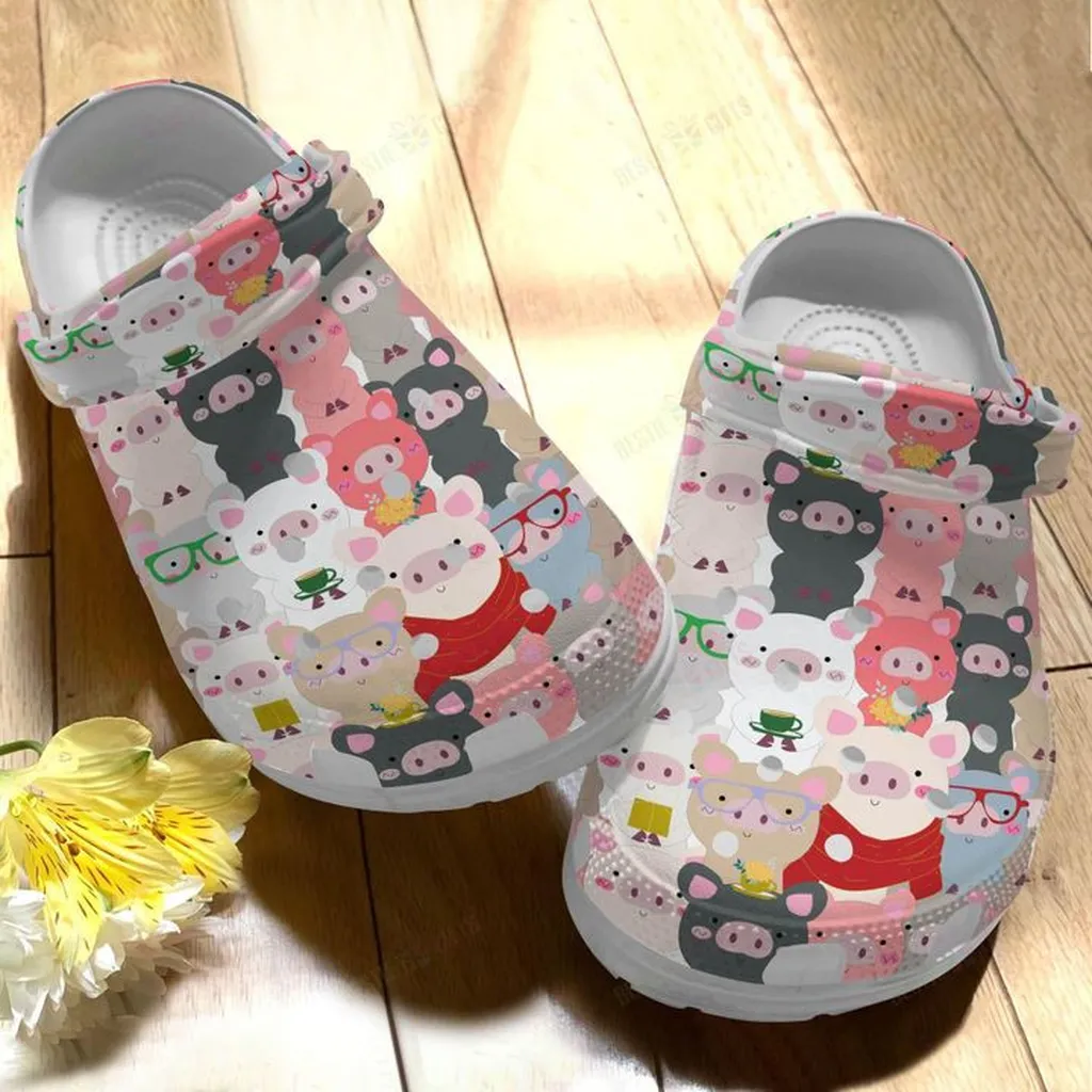 Pig Cute Piggies Crocs Classic Clogs