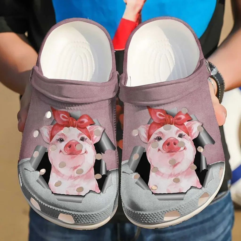 Pig Hello Crocs Classic Clogs