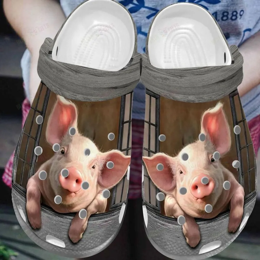 Pig Is Awesome Crocs Classic Clogs