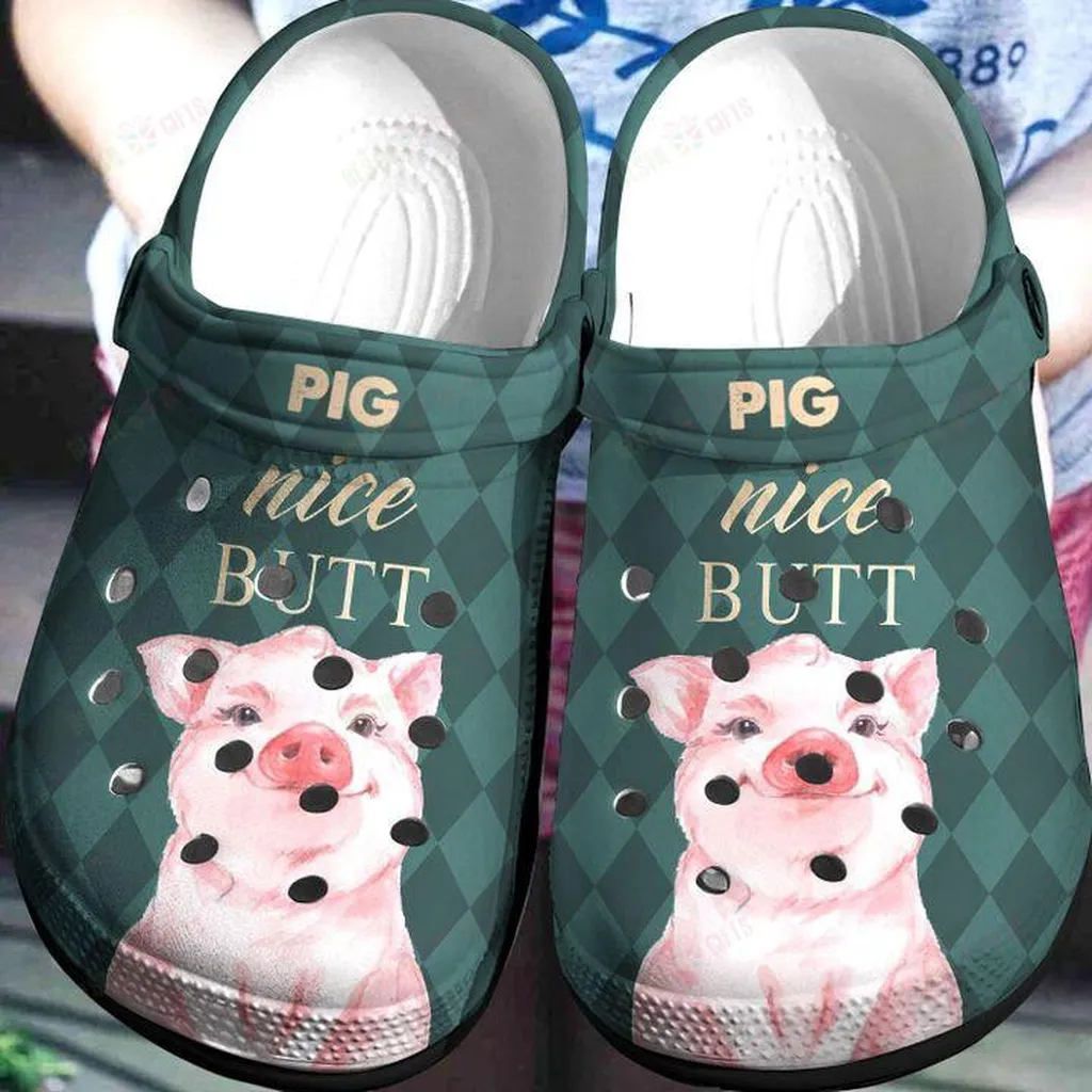 Pig Nice Butt Crocs Classic Clogs