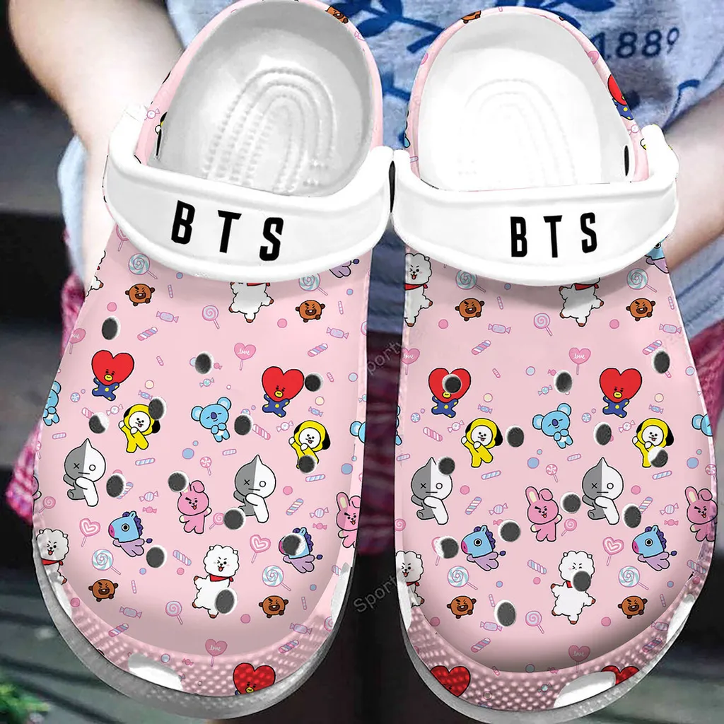 Pink Bt World Cartoon Clog