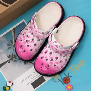 Pink Flamingo Crocs Crocband Clog Comfortable For Mens Womens Classic Clog Water