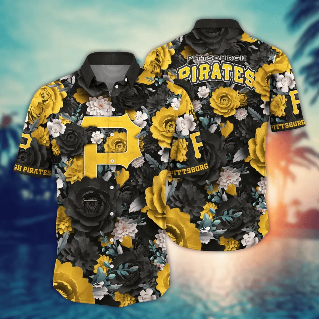 Pittsburgh Pirates MLB Flower Aloha Hawaiian Shirt, Custom Summer Football Shirts VPHWA2451154875