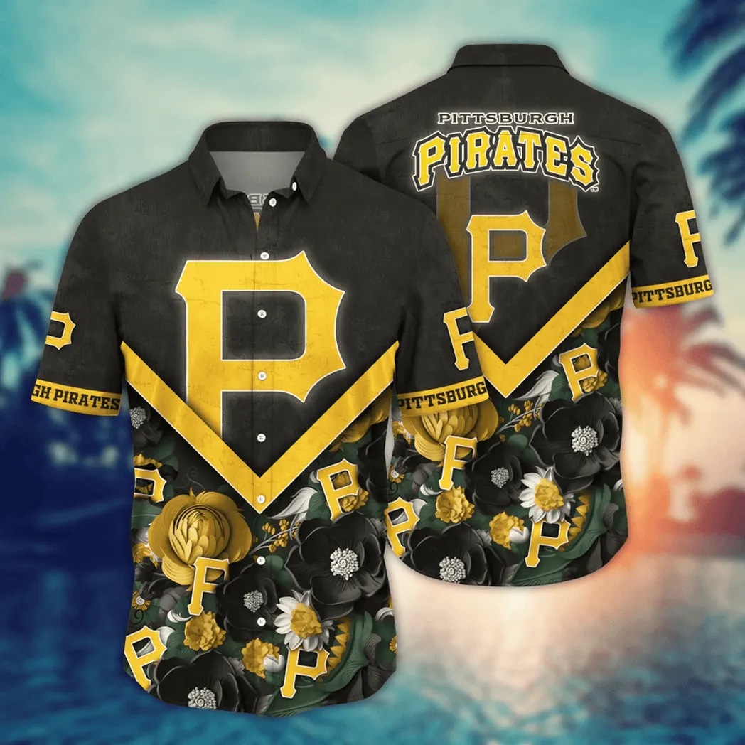 Pittsburgh Pirates MLB Flower Aloha Hawaiian Shirt, Custom Summer Football Shirts VPHWA2451154912